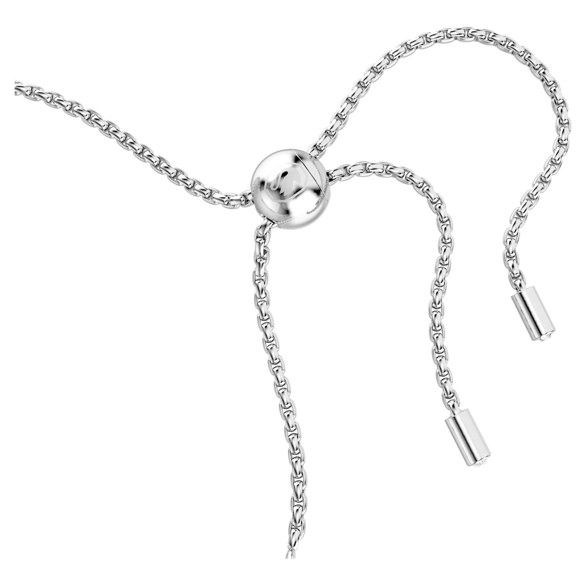 Swarovski Matrix armband Tennis verschillende slijpvormen Zilverkleurig/Wit 5677813