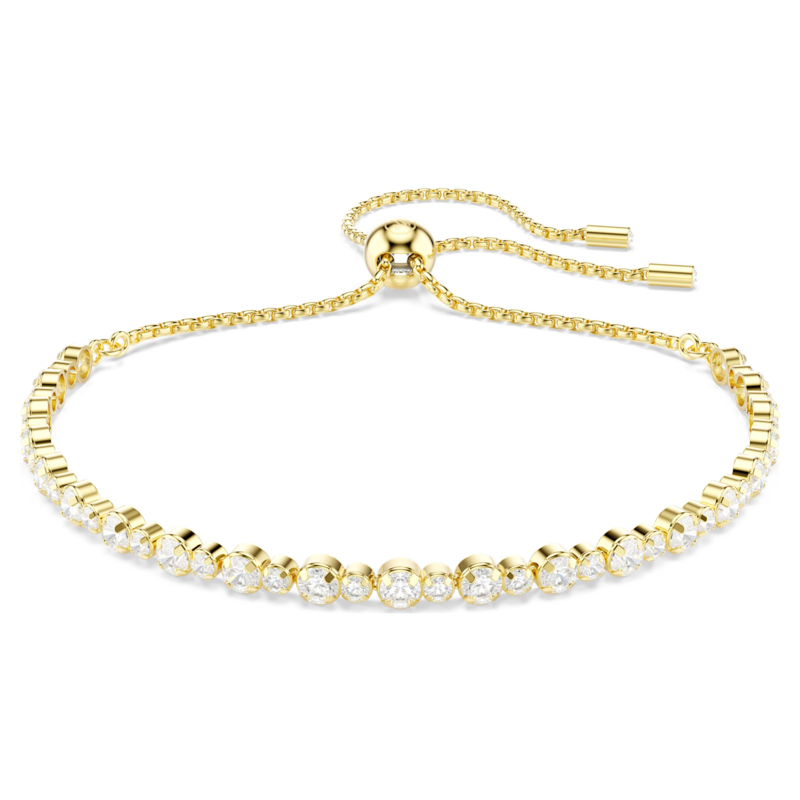 Swarovski Matrix armband Verschillende slijpvormen Goudkleurig/Wit 5730709