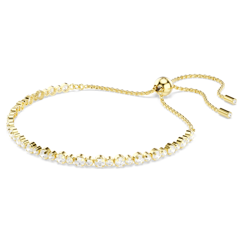 Swarovski Matrix armband Verschillende slijpvormen Goudkleurig/Wit 5730709