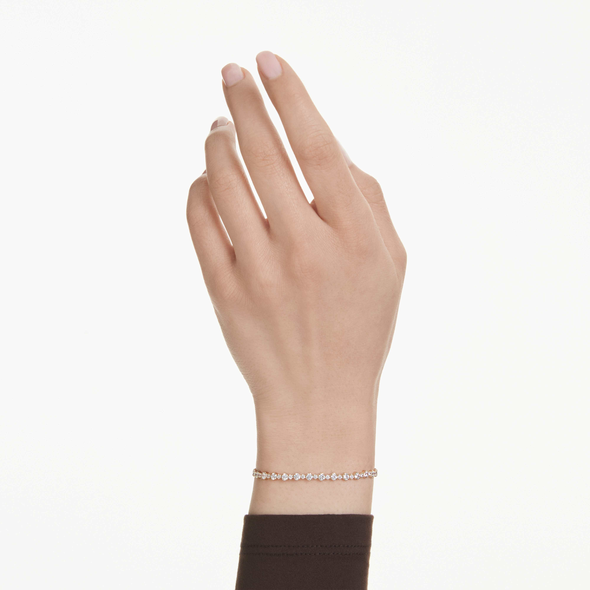 Swarovski Matrix armband Verschillende slijpvormen Goudkleurig/Wit 5730709