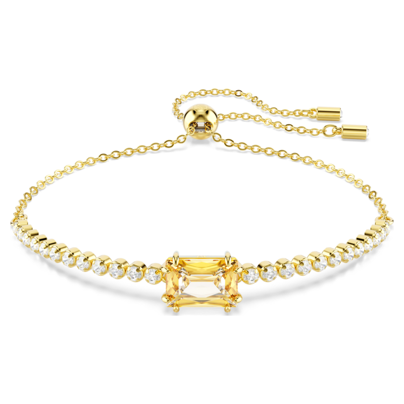 Swarovski Matrix armband Verschillende slijpvormen Goudkleurig/Bruin 5730699