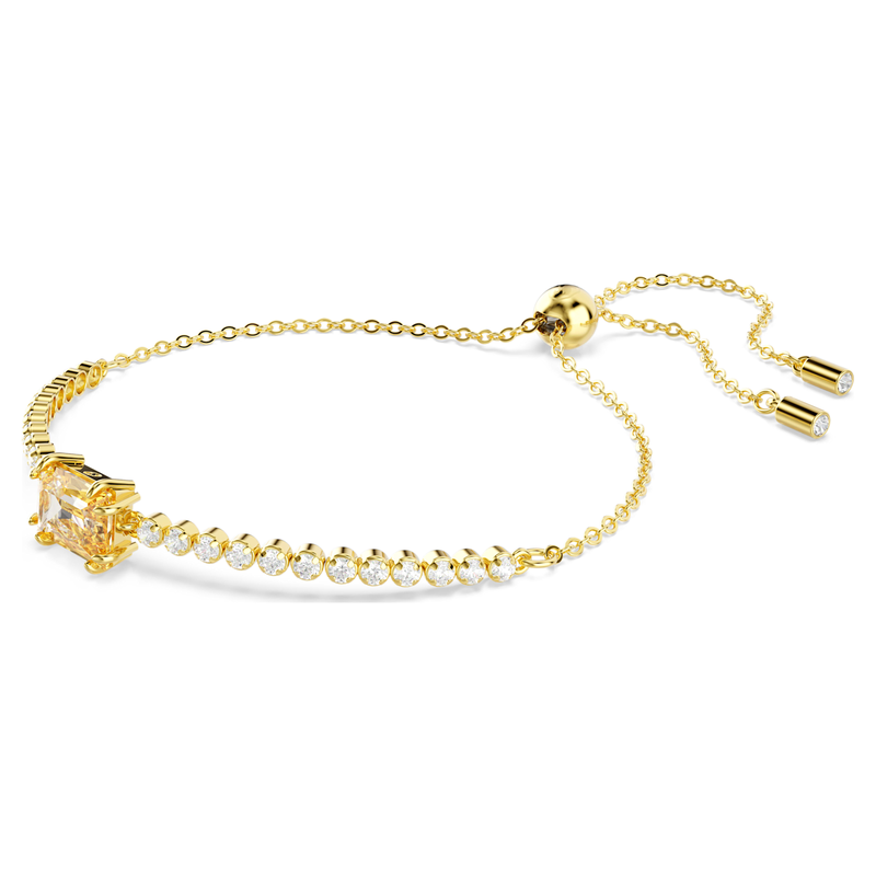 Swarovski Matrix armband Verschillende slijpvormen Goudkleurig/Bruin 5730699