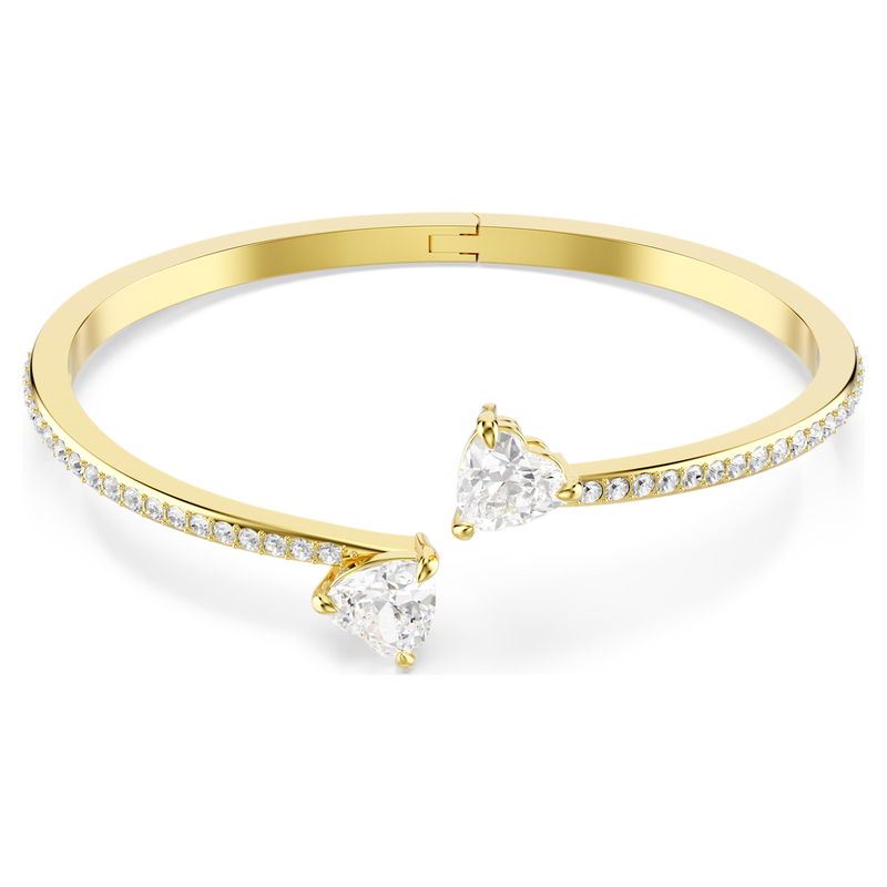 Swarovski Mesmera armband Attract hartvorm  Goudkleurig/Wit