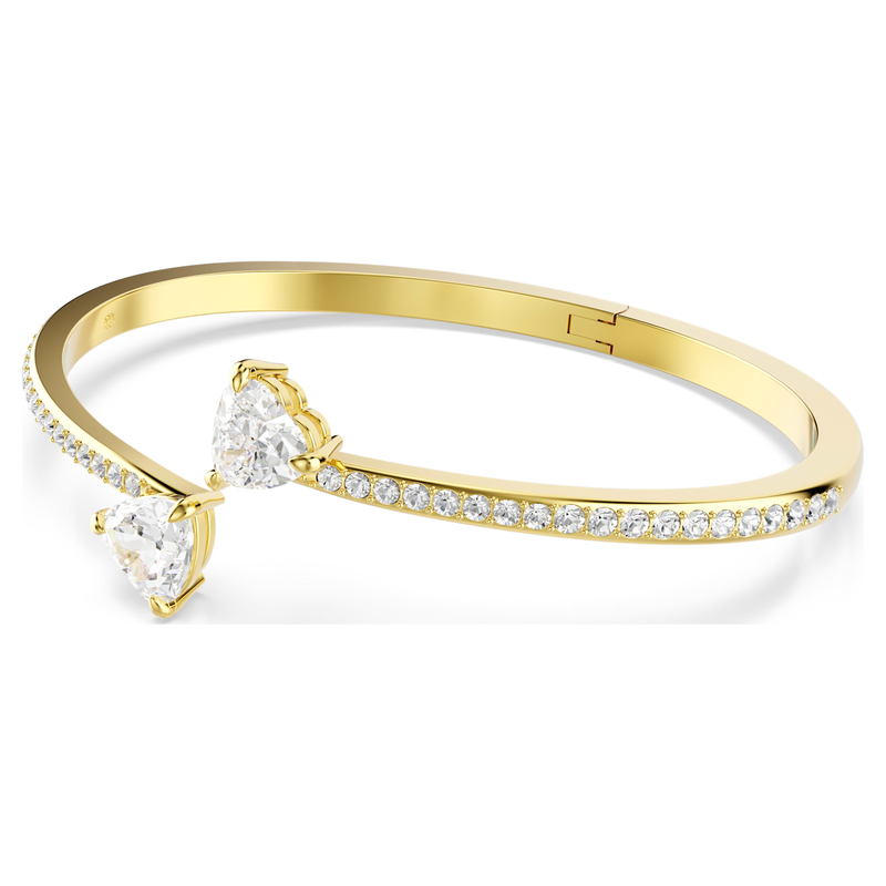 Swarovski Mesmera armband Attract hartvorm  Goudkleurig/Wit