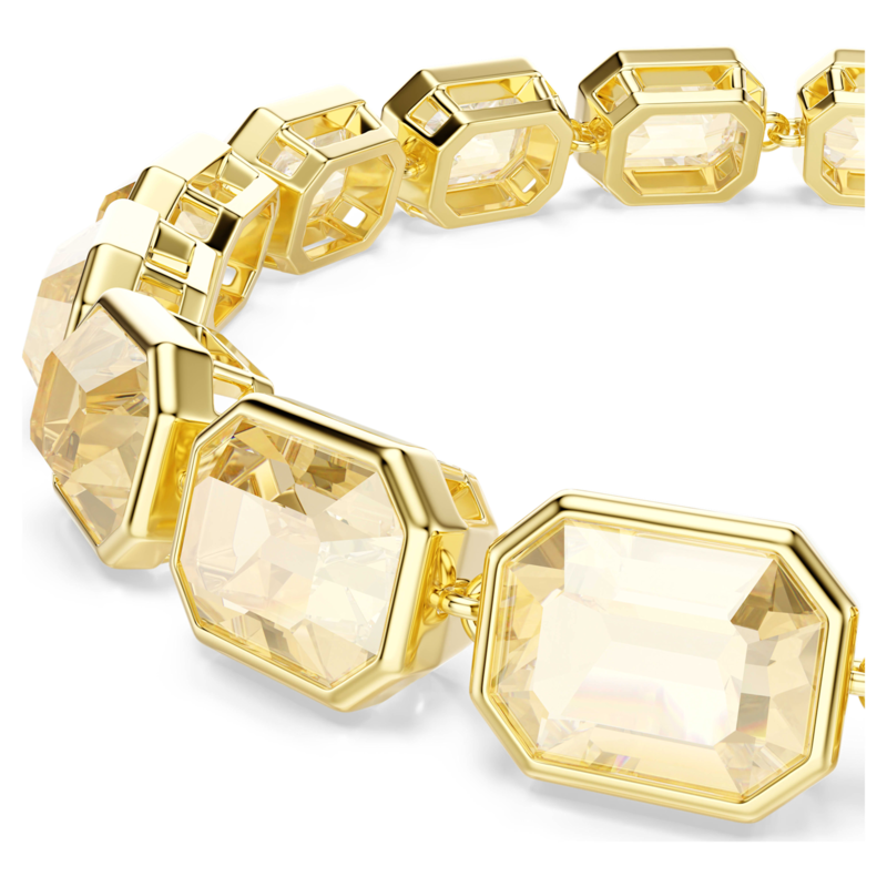 Swarovski Millenia armband Tennis Octagon slijpvorm Goudkleurig/Bruin 5720912