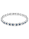 Swarovski Una Angelic armband Tennis ronde slijpvorm Zilverkleurig/Blauw 5733401