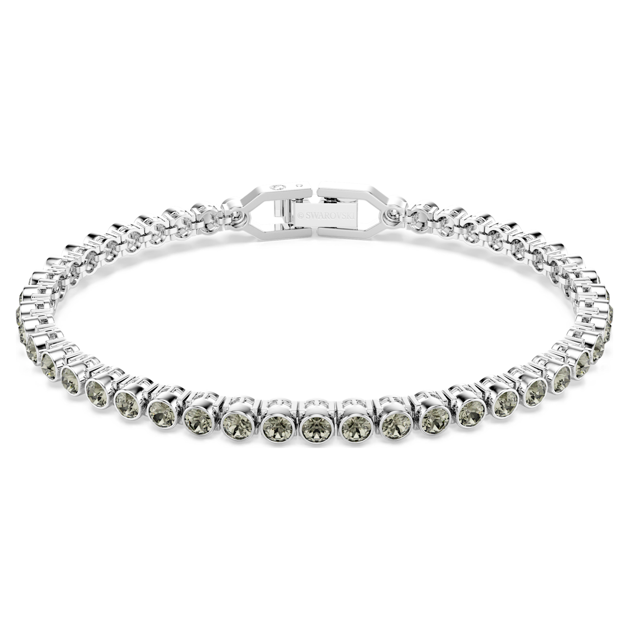 Swarovski Imber armband Tennis Emily ronde slijpvorm Zilverkleurig/Zwart 5734238