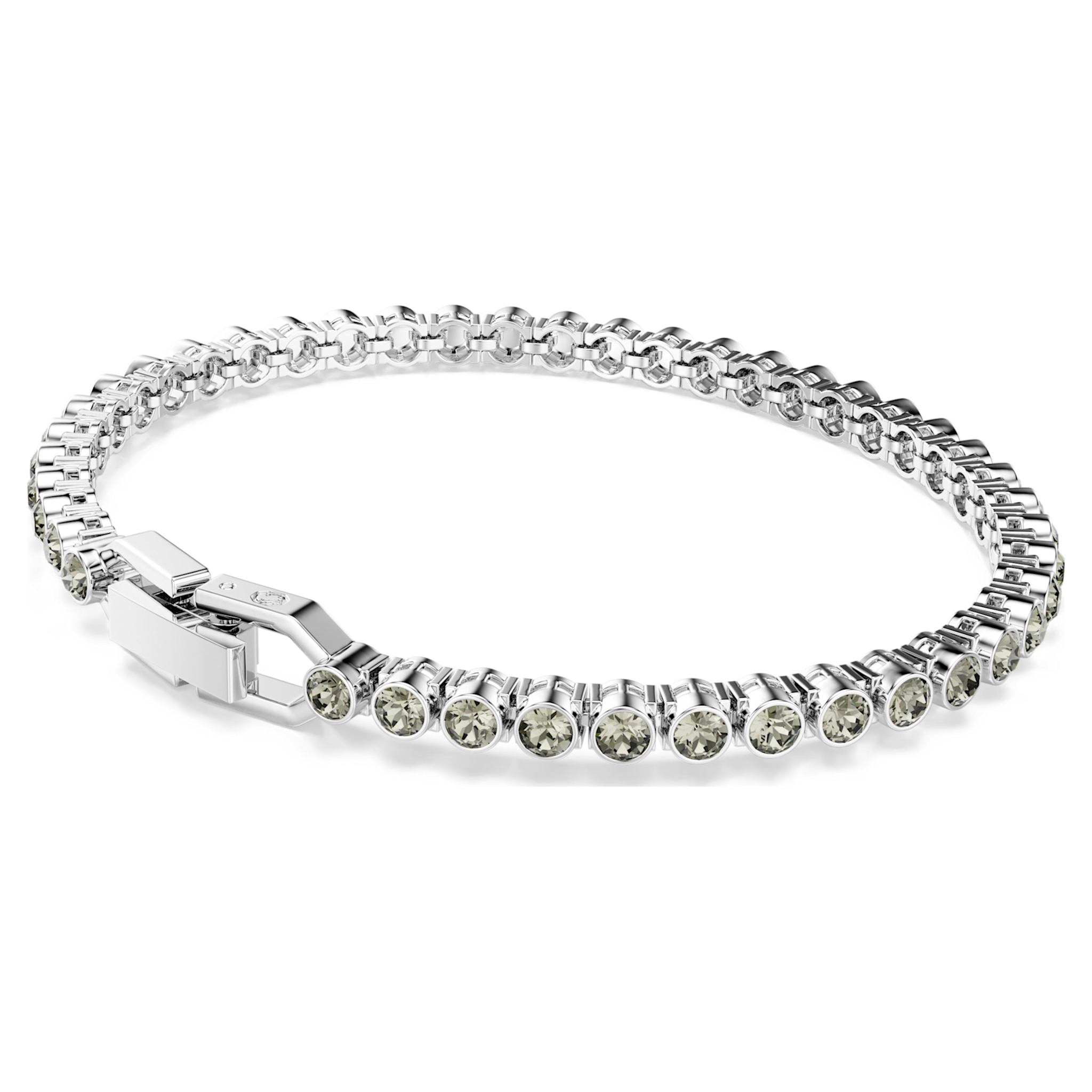 Swarovski Imber armband Tennis Emily ronde slijpvorm Zilverkleurig/Zwart 5734238