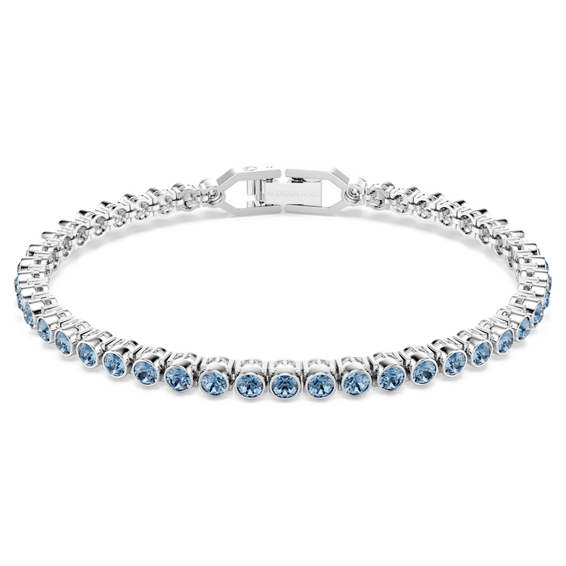 Swarovski Imber armband Tennis Emily ronde slijpvorm Zilverkleurig/Blauw 5734239