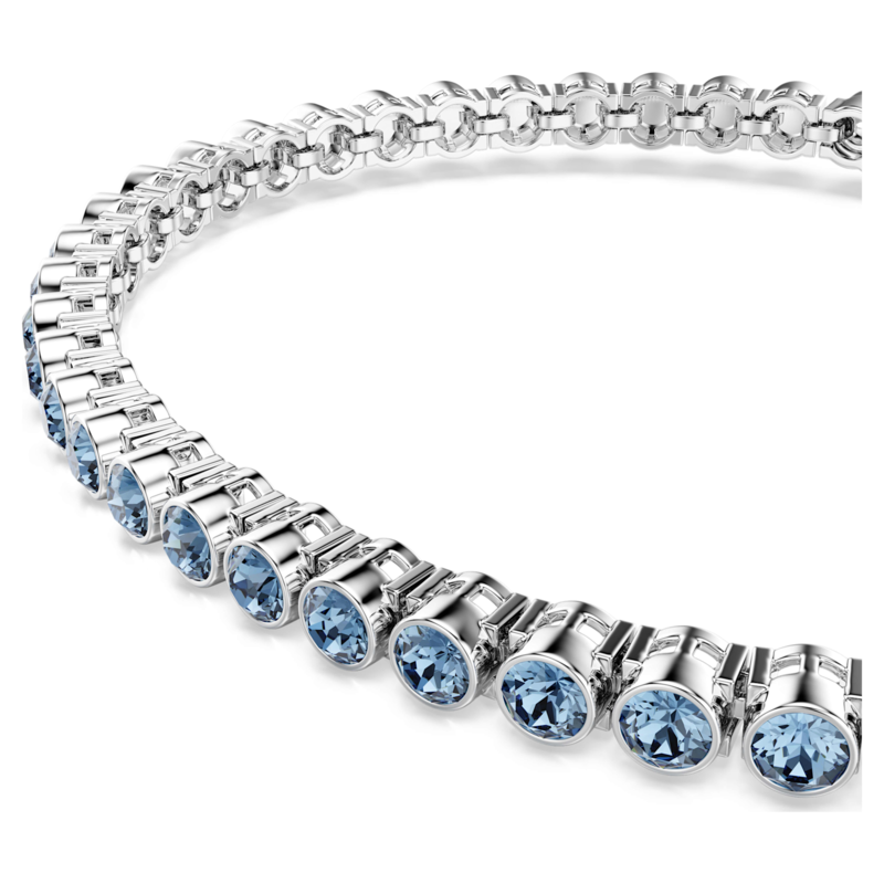 Swarovski Imber armband Tennis Emily ronde slijpvorm Zilverkleurig/Blauw 5734239