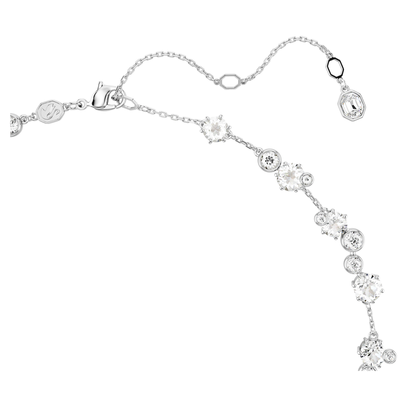 Swarovski Constella ketting Ronde slijpvorm Zilverkleurig/Wit 5722472