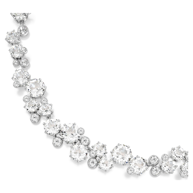 Swarovski Constella ketting Ronde slijpvorm Zilverkleurig/Wit 5722472