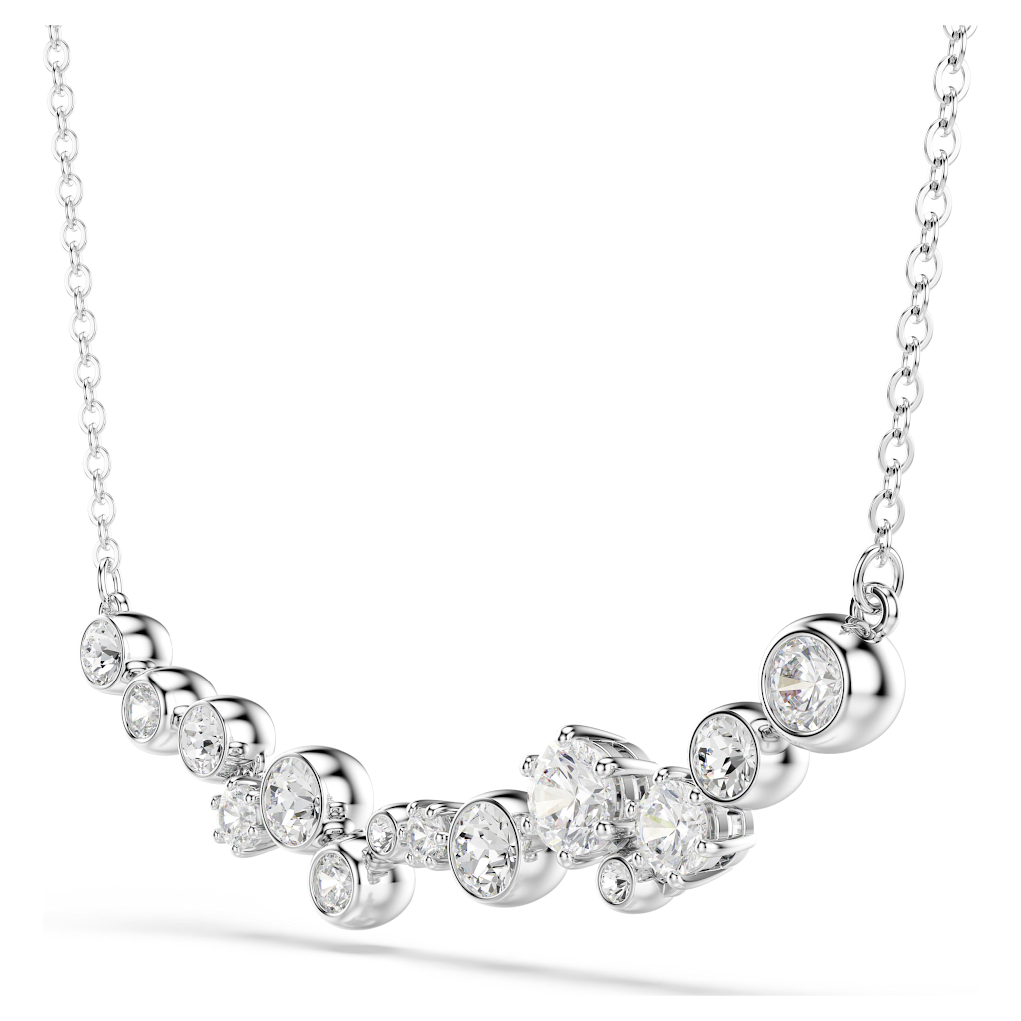 Swarovski Constella ketting Ronde slijpvorm Zilverkleurig/Wit 5722473