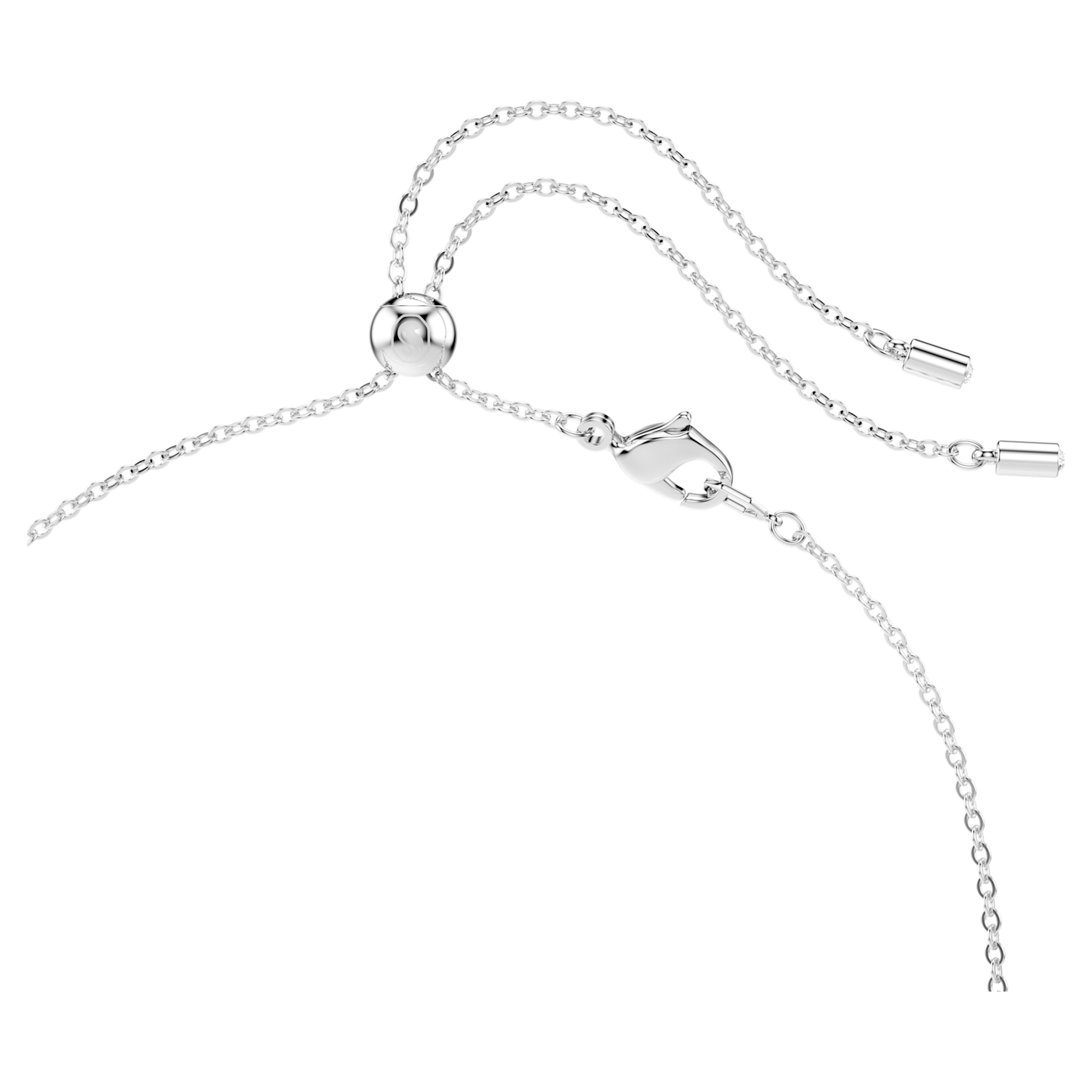 Swarovski Constella ketting Ronde slijpvorm Zilverkleurig/Wit 5722473