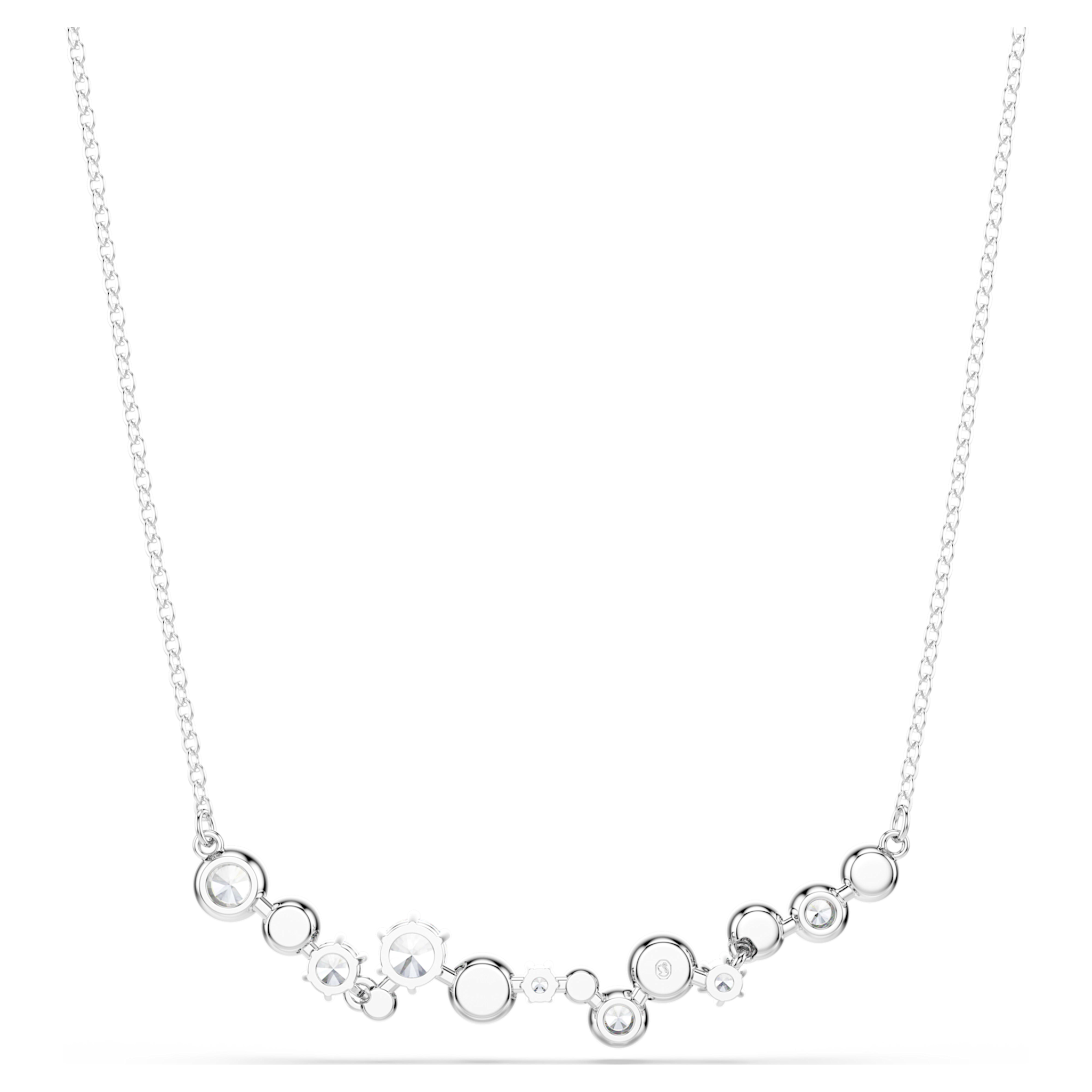 Swarovski Constella ketting Ronde slijpvorm Zilverkleurig/Wit 5722473