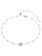 Swarovski Una Angelic ketting Ronde slijpvorm dubbelzijdige motieven Zilverkleurig/Wit 5733116