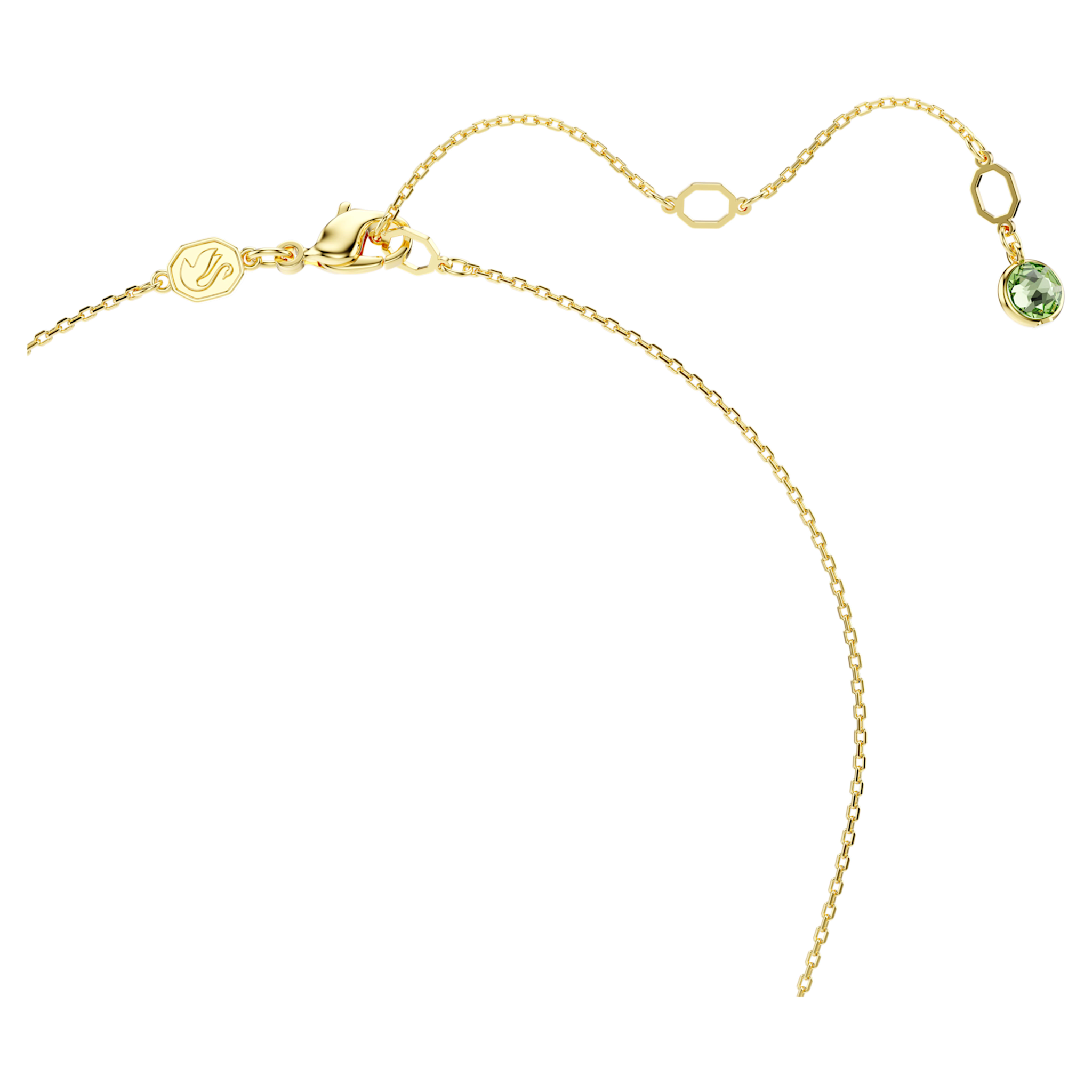 Swarovski Chroma ketting met hanger Cushion slijpvorm  Goudkleurig/Mix 5692496