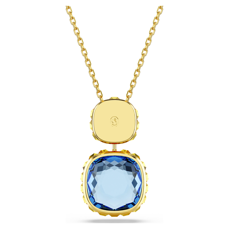 Swarovski Chroma ketting met hanger Cushion slijpvorm  Goudkleurig/Mix 5692496
