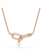 Swarovski Constella ketting met hanger Ronde slijpvorm Crystal Pearl Rosegoudkleurig/Wit 5728589