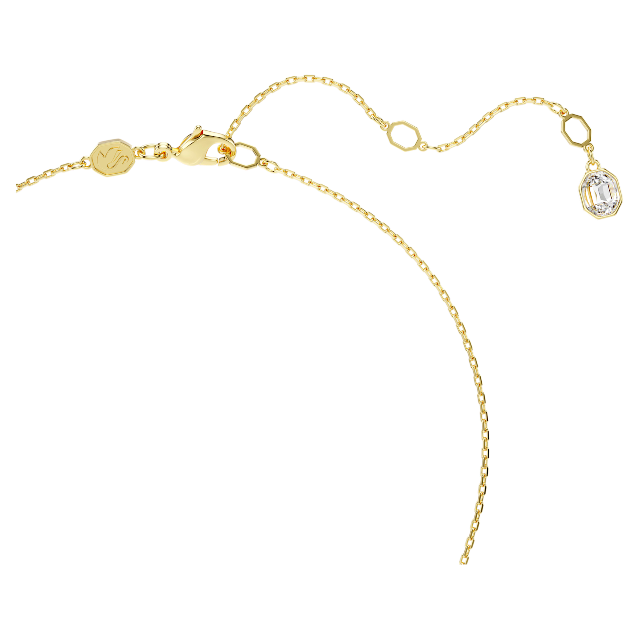 Swarovski Idyllia ketting met hanger Bloem verschillende slijpvormen Goudkleurig/Multi 5709029