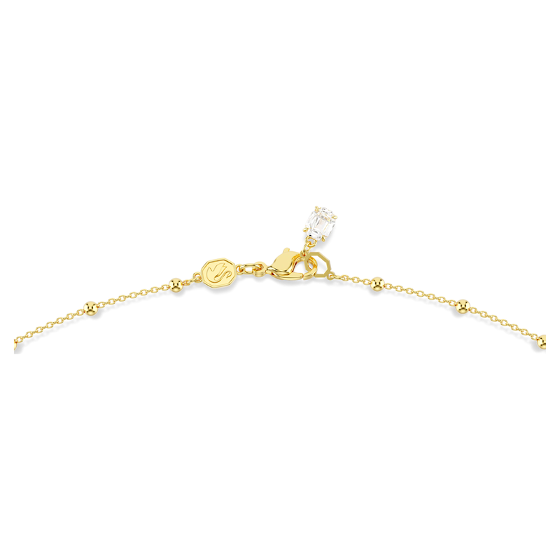 Swarovski Imber ketting Ronde slijpvorm lang Goudkleurig/Wit 5680091