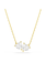Swarovski Mesmera ketting met hanger Attract hartvorm  Goudkleurig/Wit 5733475