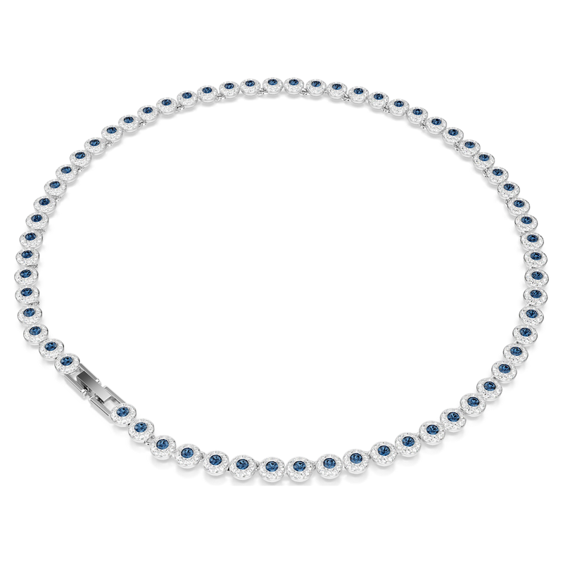 Swarovski Una Angelic ketting Tennis ronde slijpvorm Zilverkleurig/Blauw 5733402