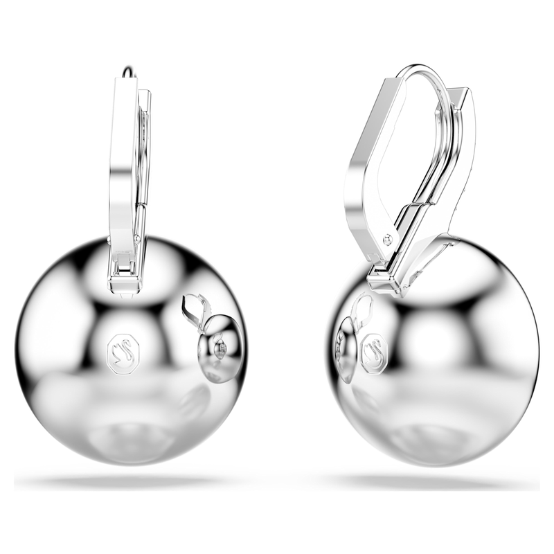 Swarovski Millenia oorbellen Ronde slijpvorm Zilverkleurig/Wit 5731149