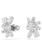 Swarovski Mesmera oorbellen Bloem verschillende slijpvormen Zilverkleurig/Wit 5737462