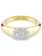 Swarovski Dextera ring Verschillende slijpvormen Midi Goudkleurig/Wit