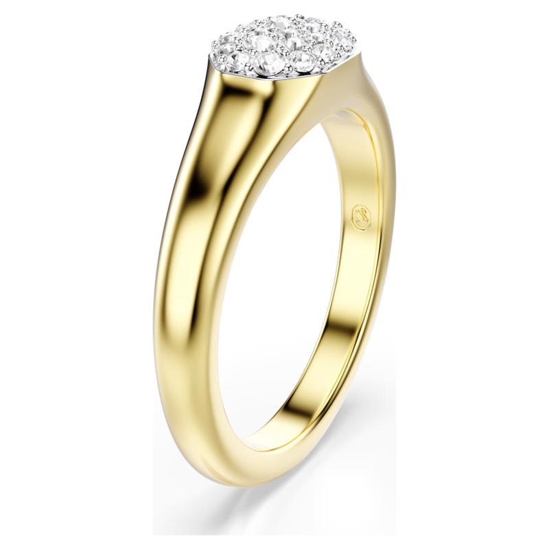 Swarovski Dextera ring Verschillende slijpvormen Midi Goudkleurig/Wit