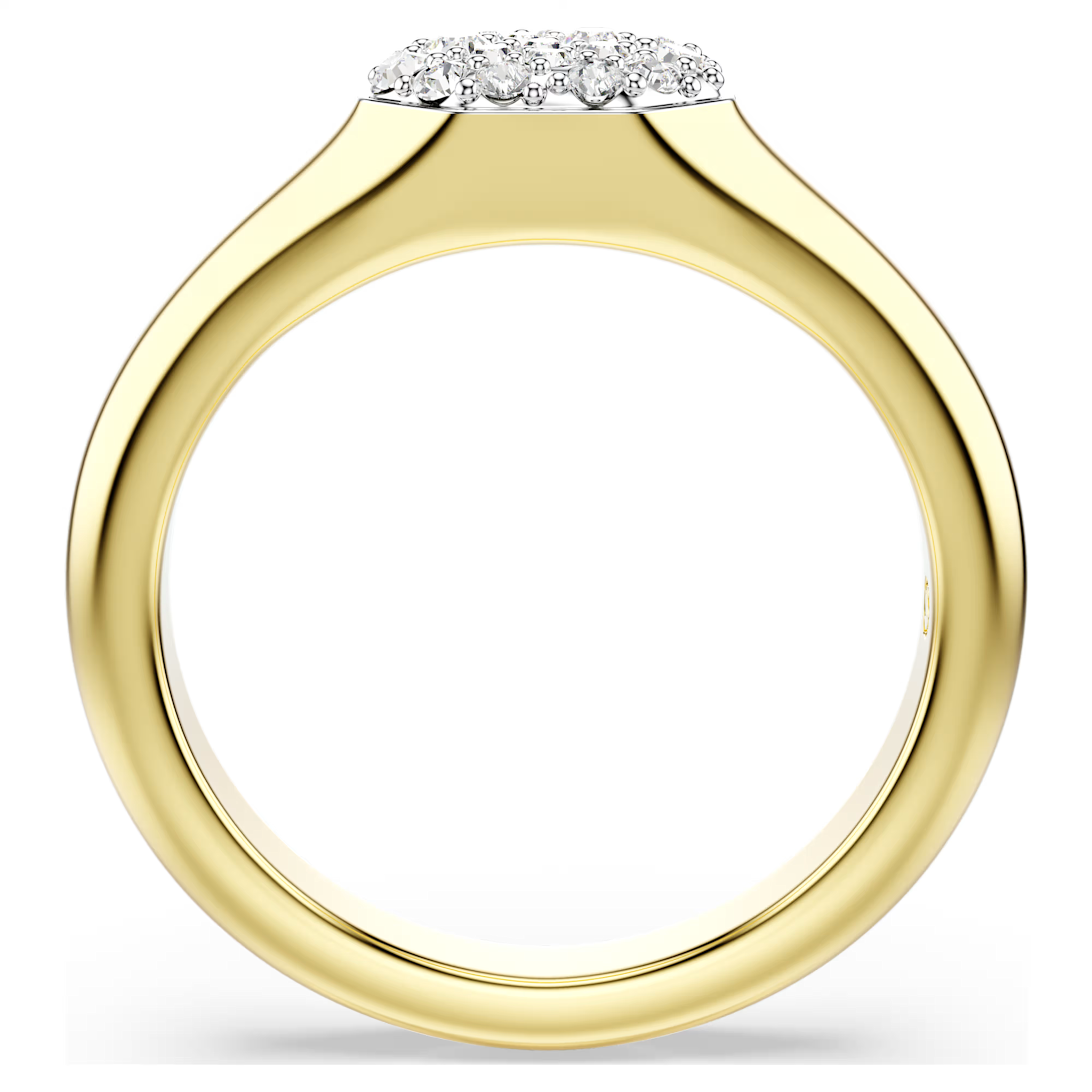 Swarovski Dextera ring Verschillende slijpvormen Midi Goudkleurig/Wit