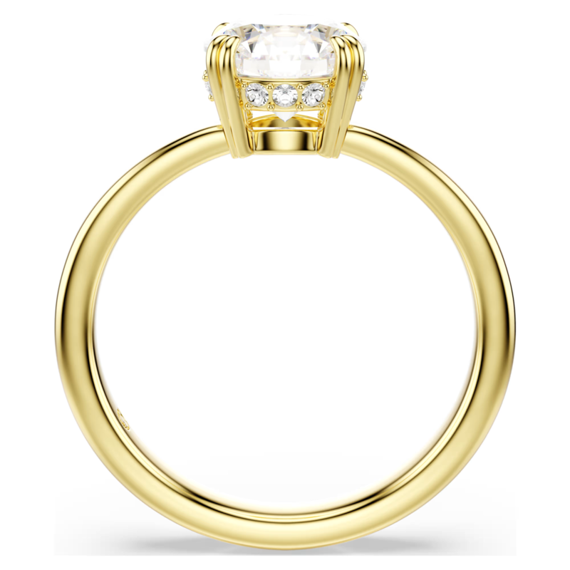 Swarovski Stilla ring Attract Cocktailring Goudkleurig/Wit