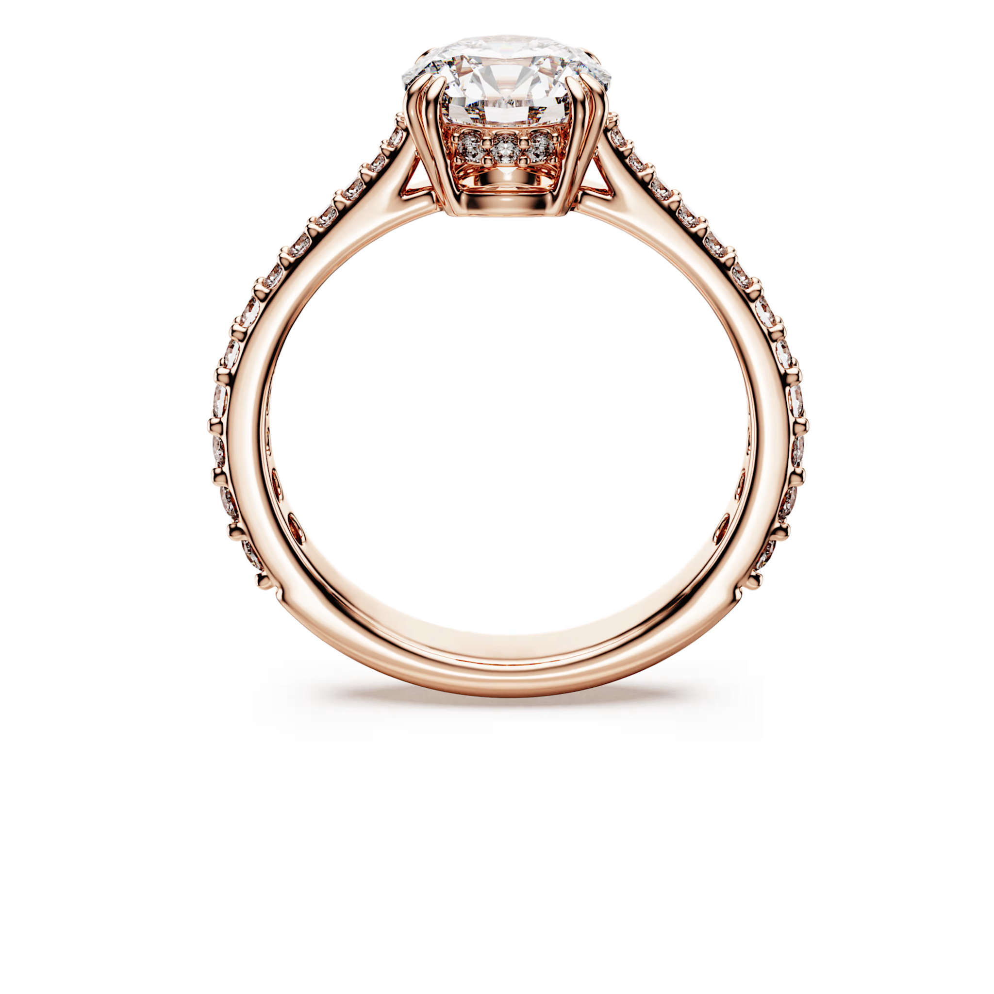 Swarovski Stilla ring Cocktail ring  Rosé/Wit