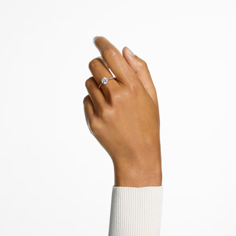 Swarovski Stilla ring Cocktail ring  Rosé/Wit