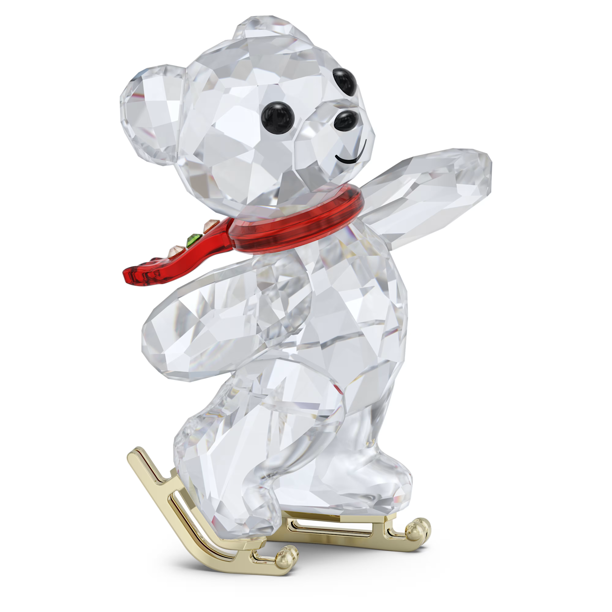 Swarovski Kris Bear kristallen beeldje 130 jarig Jubileum Wit/Rood 5701787