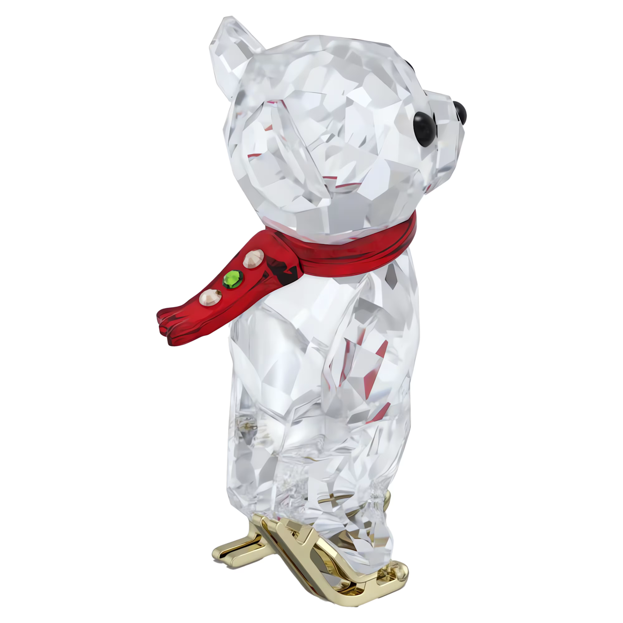 Swarovski Kris Bear kristallen beeldje 130 jarig Jubileum Wit/Rood 5701787