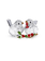 Swarovski Idyllia kristallen beeldje Vogelpaar en bessen Wit/Rood 5701371