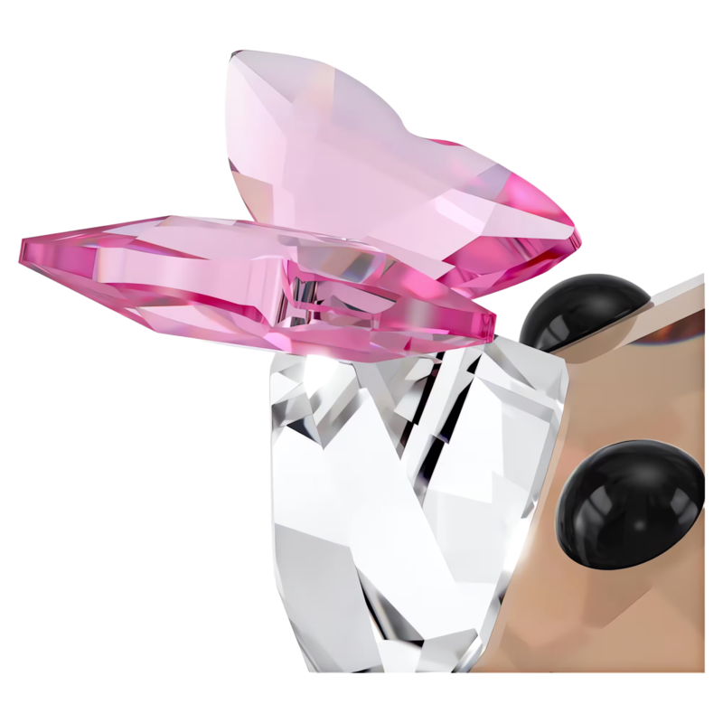 Swarovski Idyllia kristallen beeldje Vos en vlinder Bruin/Zwart 5701250