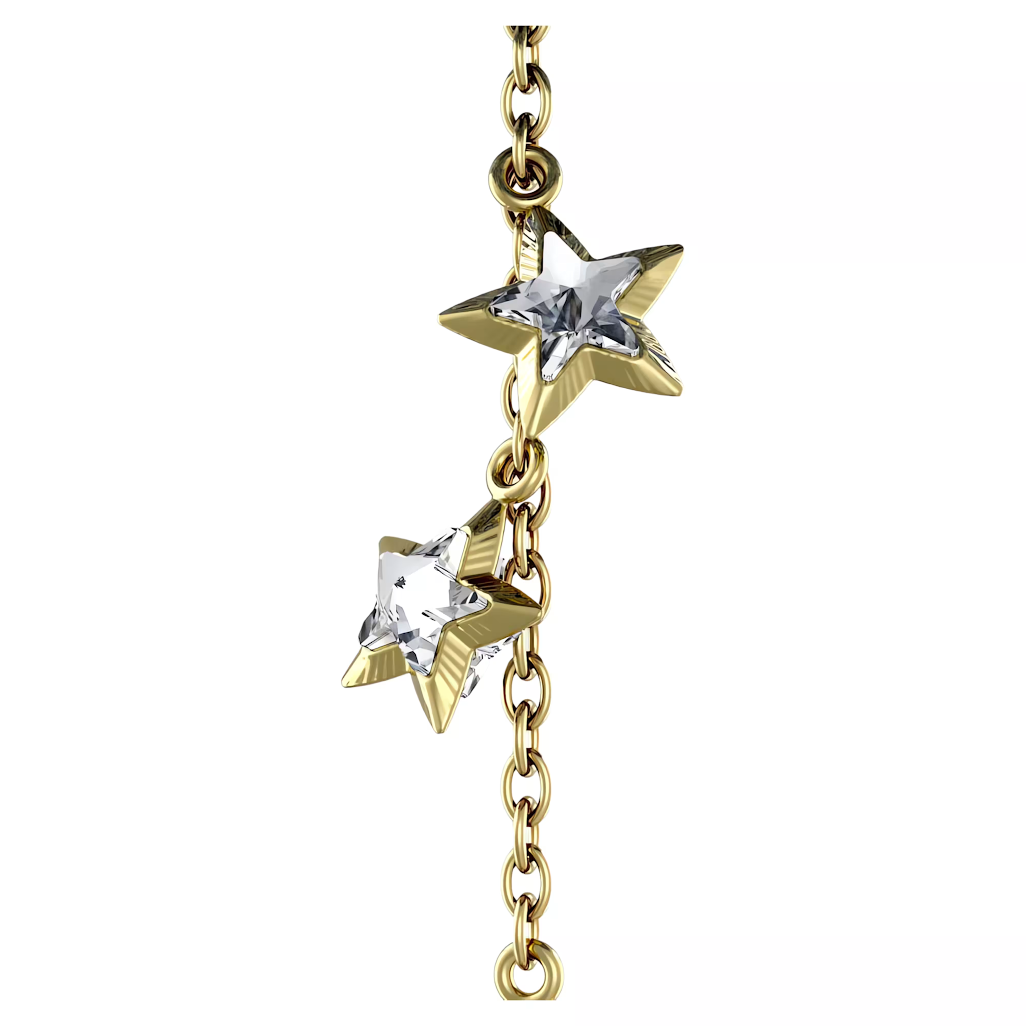 Swarovski Annual Edition kristallen ornament Ornament Kerstklok 2025 Wit/Goudkleurig 5701866