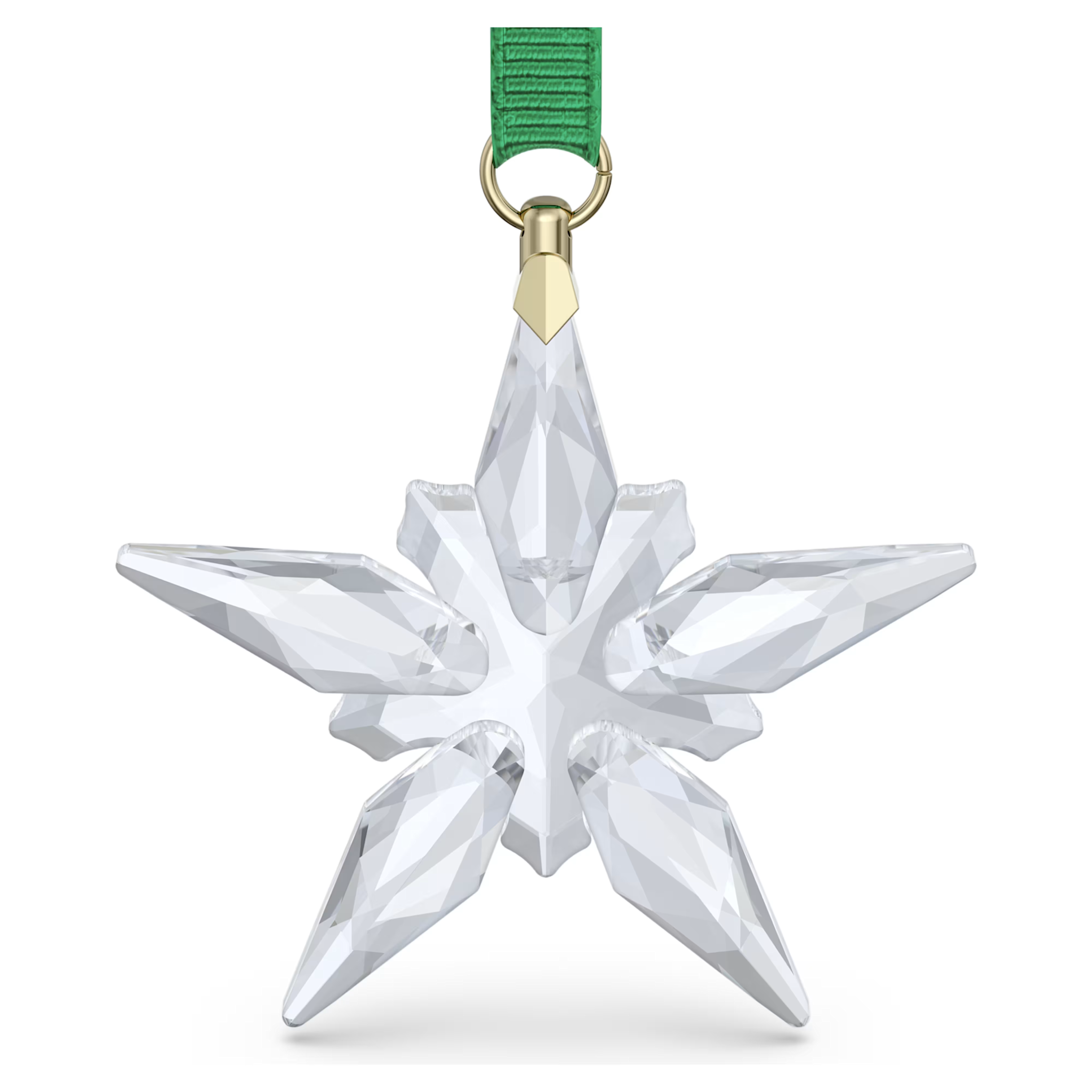 Swarovski Annual Edition kristallen ornament Ornament Little Star 2025 Wit/Goudkleurig 5701825