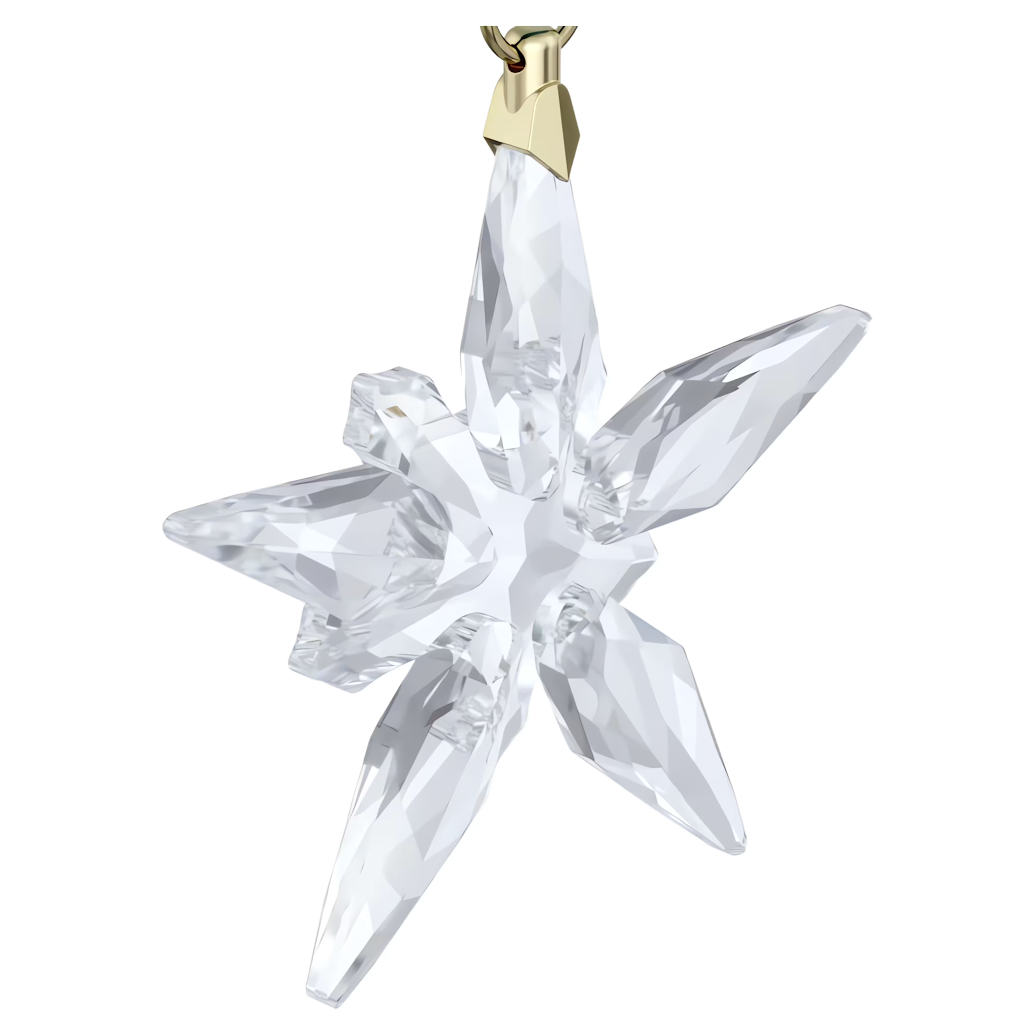 Swarovski Annual Edition kristallen ornament Ornament Little Star 2025 Wit/Goudkleurig 5701825