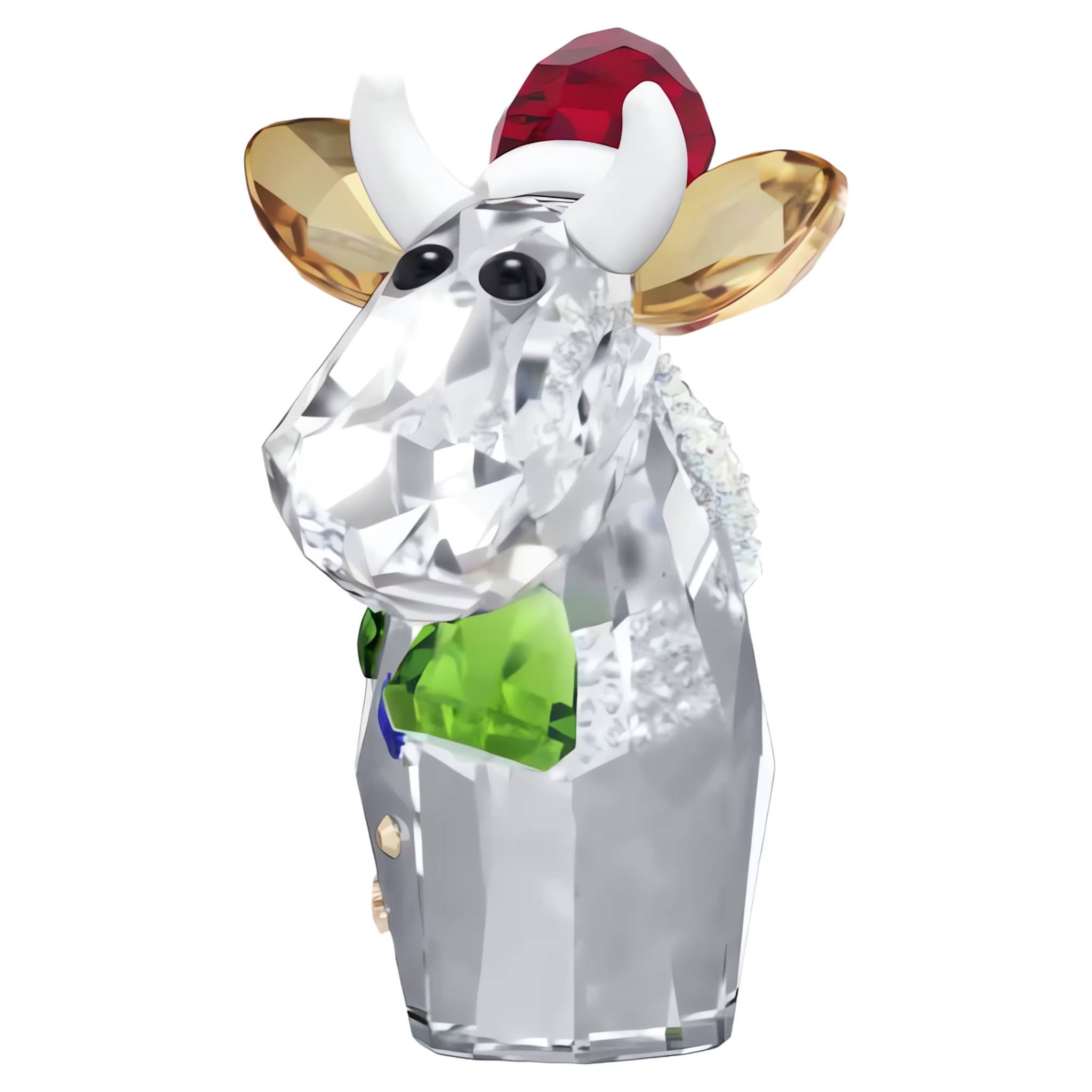 Swarovski Holiday Cheers kristallen beeldje Mo jaarlijkse editie 2025 Wit/Rood 5701517