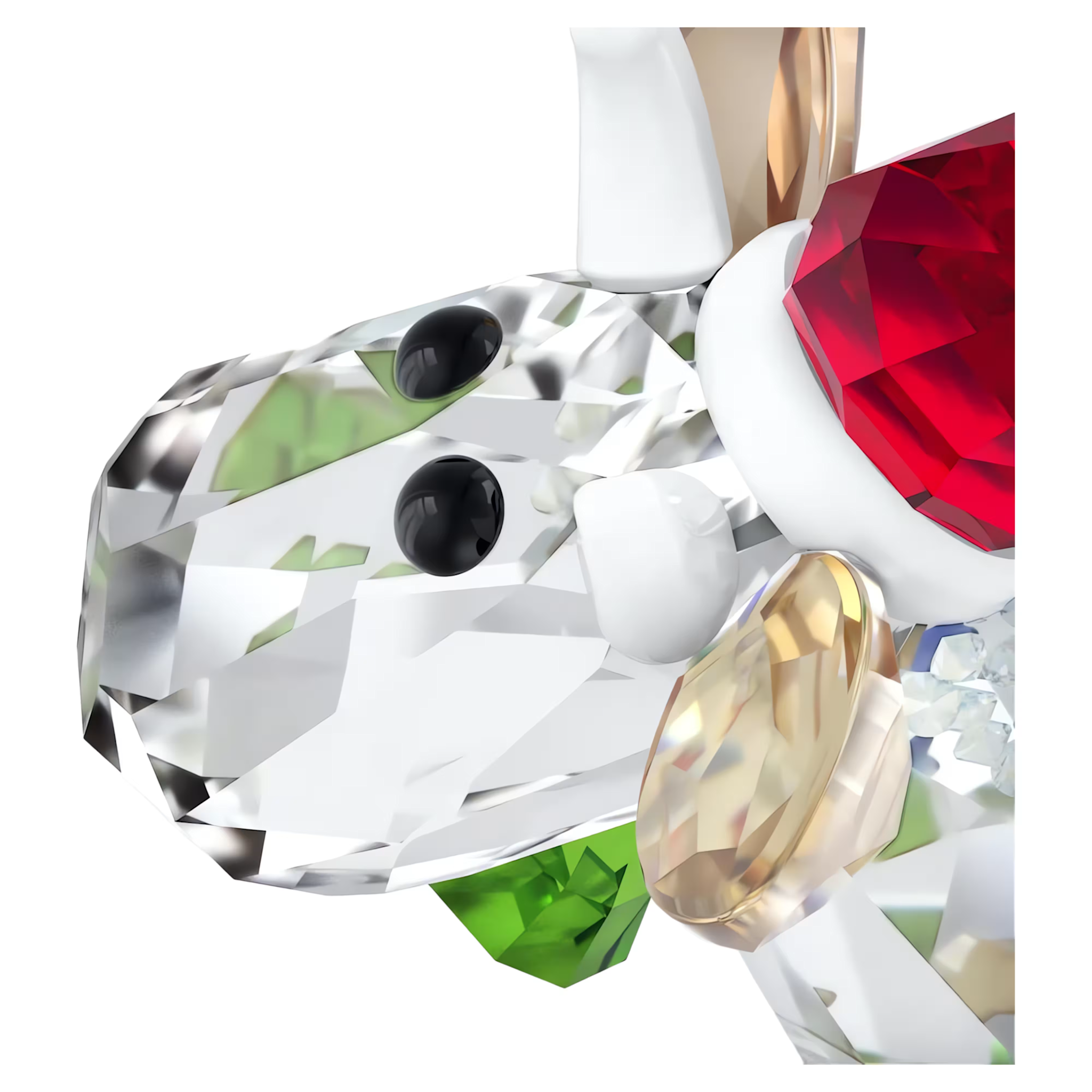 Swarovski Holiday Cheers kristallen beeldje Mo jaarlijkse editie 2025 Wit/Rood 5701517