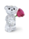 Swarovski Kris Bear kristallen beeldje Roos met Liefde Wit/Roze 5691390