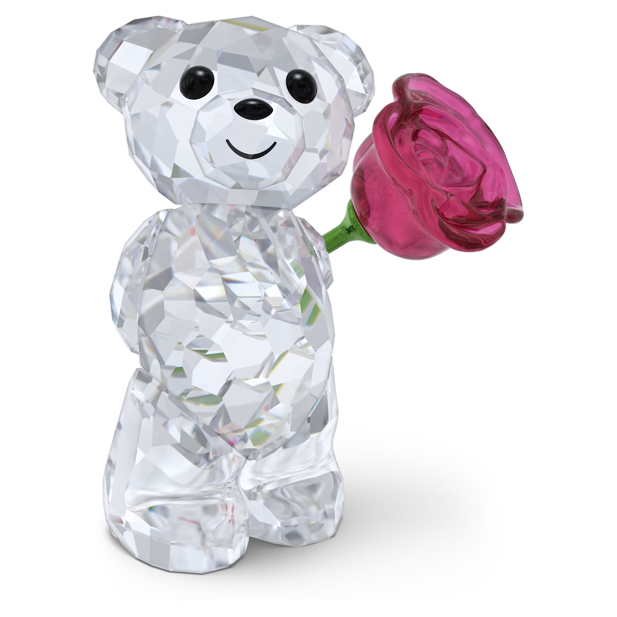 Swarovski Kris Bear kristallen beeldje Roos met Liefde Wit/Roze 5691390