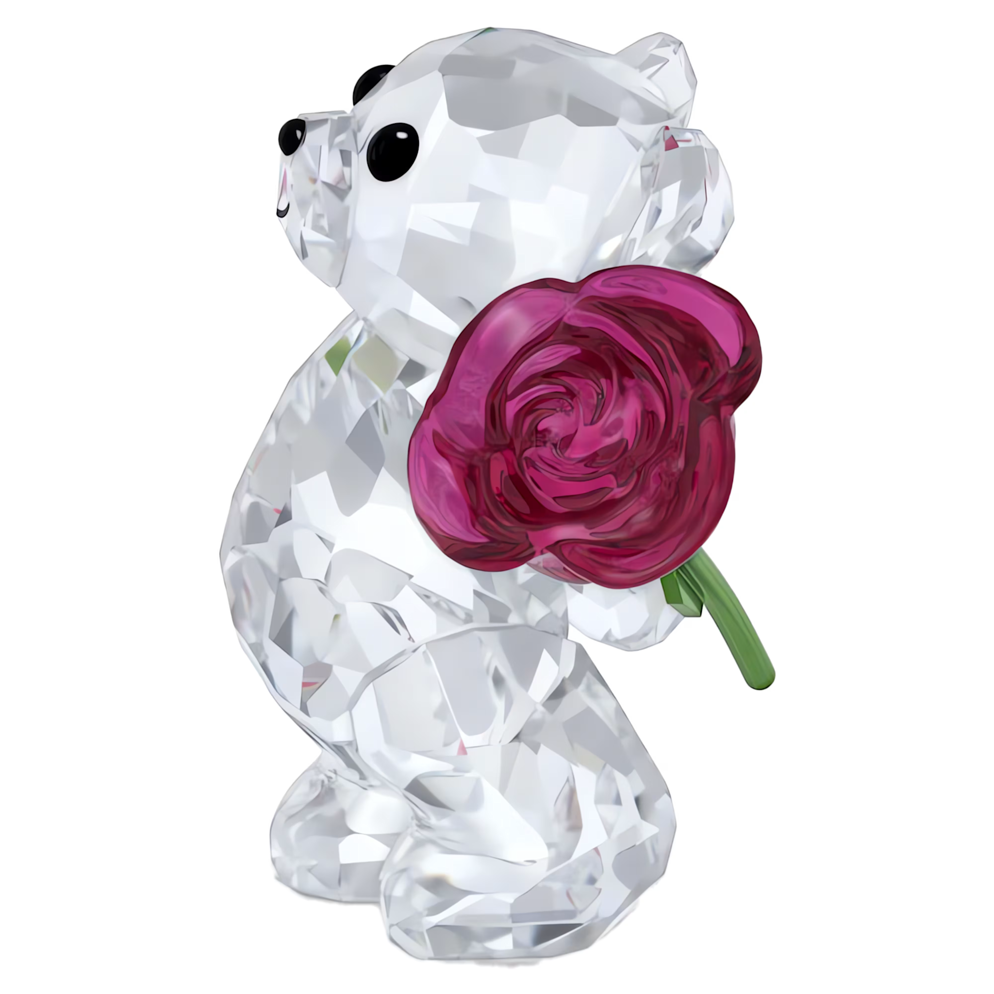 Swarovski Kris Bear kristallen beeldje Roos met Liefde Wit/Roze 5691390