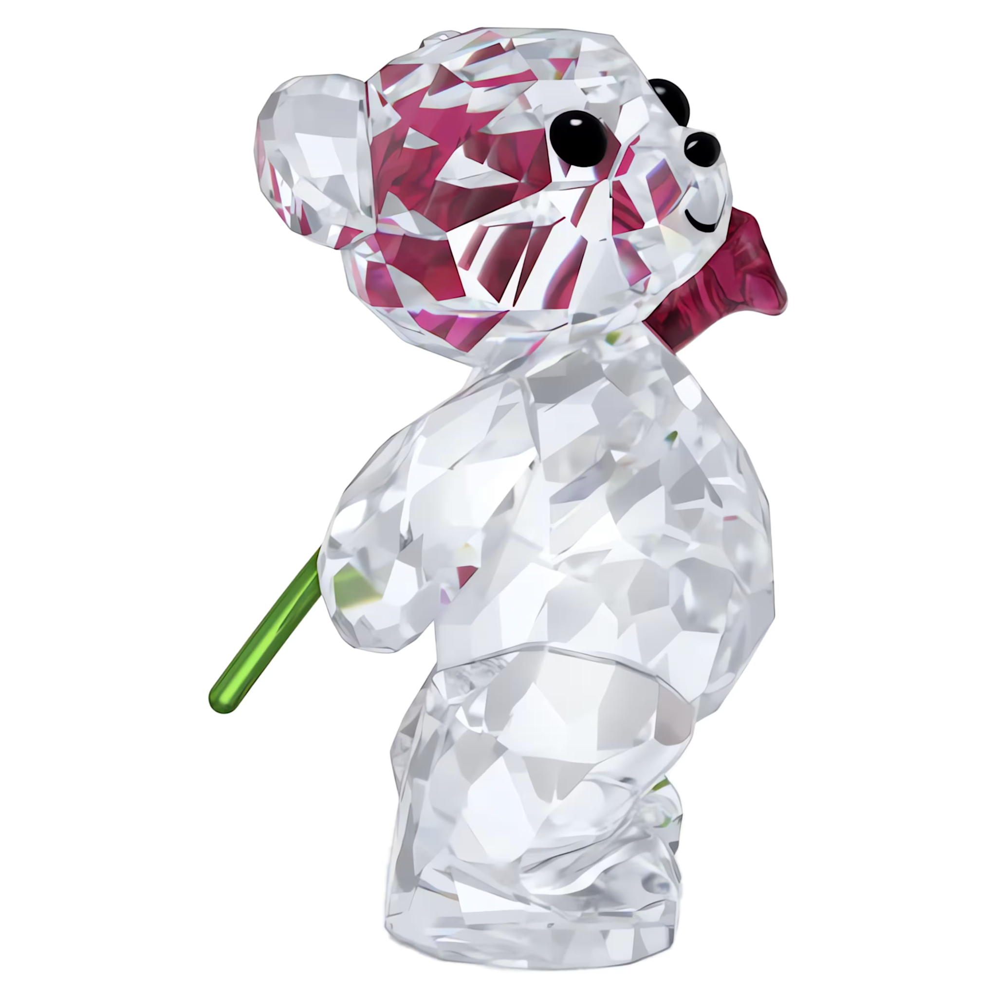 Swarovski Kris Bear kristallen beeldje Roos met Liefde Wit/Roze 5691390