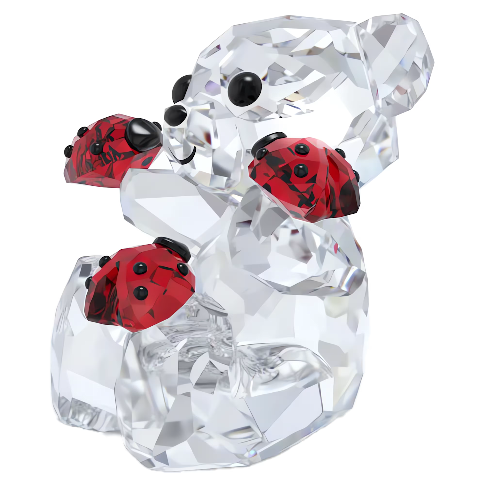Swarovski Kris Bear kristallen beeldje Good Luck Wit/Rood 5675983