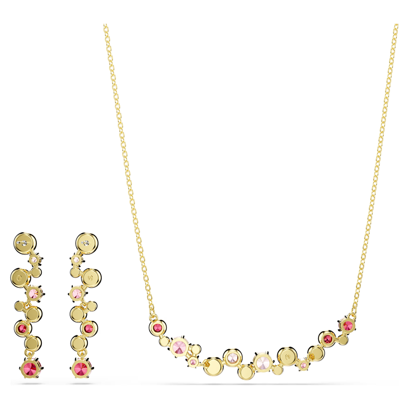 Swarovski Constella set Ronde slijpvorm Goudkleurig/Multi 5722542
